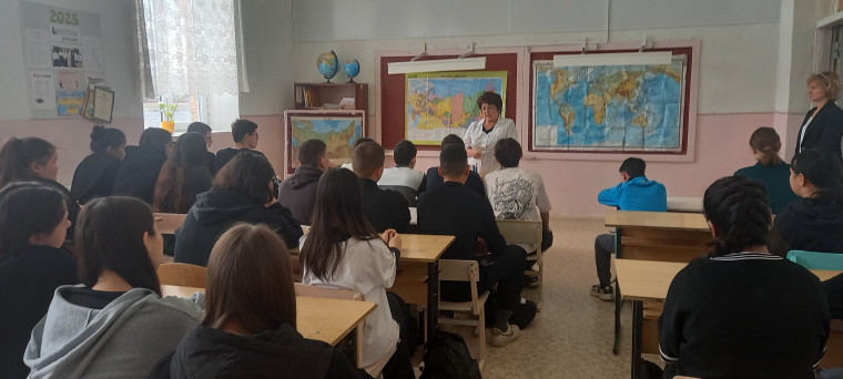 Беседа о вреде наркотиков.